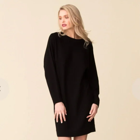 Vince | Dresses | Nwt Vince Blk Long Sleeve Dress Sz L | Poshmark